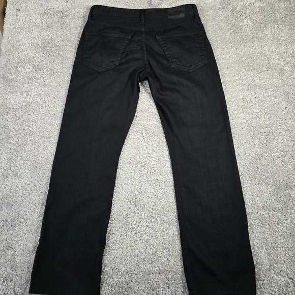 Adriano‎ Goldschmied Jeans Mens 33 (Fits 32x30) Black The Protege Straight READ - Picture 10 of 16
